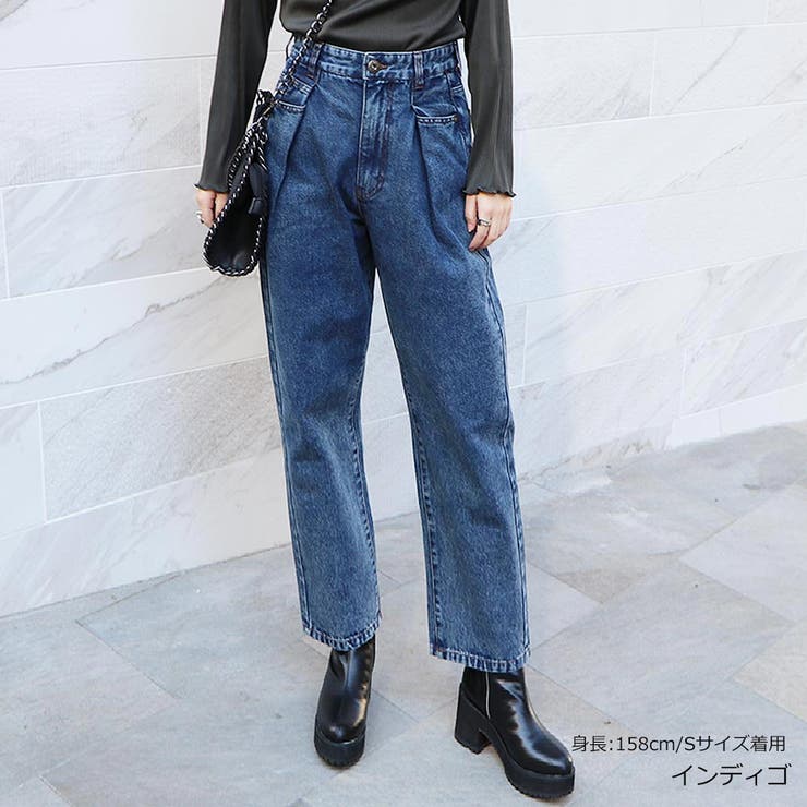 タックテーパードデニムパンツ[品番：GORW0005517]｜GORGE （ゴージ