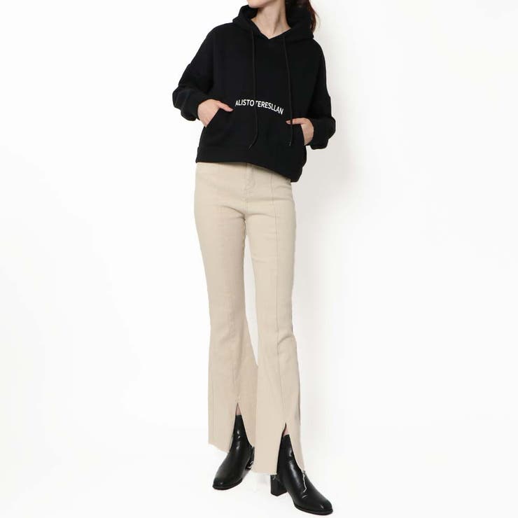 短丈ポケ付き裏起毛プルオーバー | GORGE  | 詳細画像10 