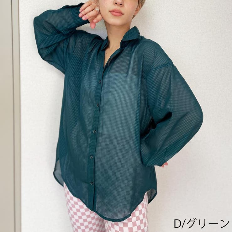 チェックシアーシャツ[品番：GORW0006683]｜GORGE （ゴージ）｜レディース｜Shoplist