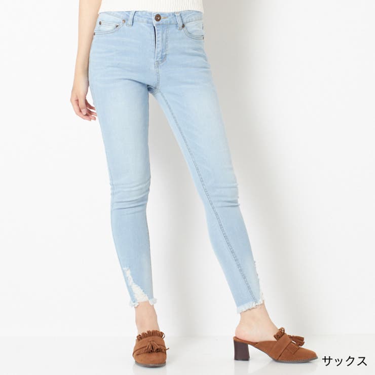 アンクルスキニーパンツ