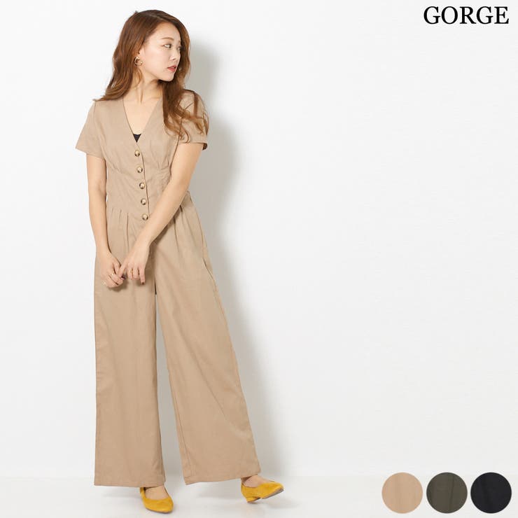 GOWEST つなぎ　オールインワン　32 ウエストタックオールインワン[品番：GORW0003879]｜GORGE