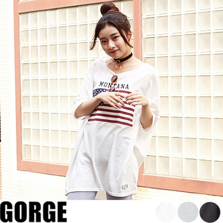 Bigアメリカtシャツ 品番 Gorw Gorge ゴージ のレディースファッション通販 Shoplist ショップリスト