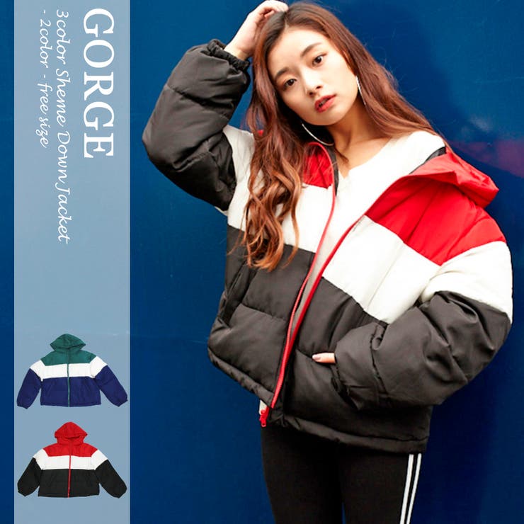 公式の  3配色ダウンジャケット[品番：GORW0003580]｜GORGE （ゴージ）の ジャケット・アウター
