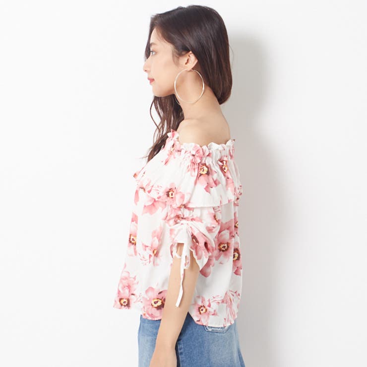 花柄シアーオフショルダー[品番：GORW0003314]｜GORGE （ゴージ