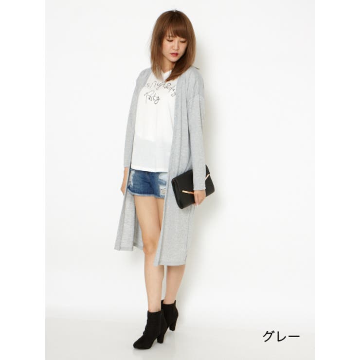 ニットロングカーディガン プリントtシャツセット 品番 Gorw Gorge ゴージ のレディース ファッション通販 Shoplist ショップリスト