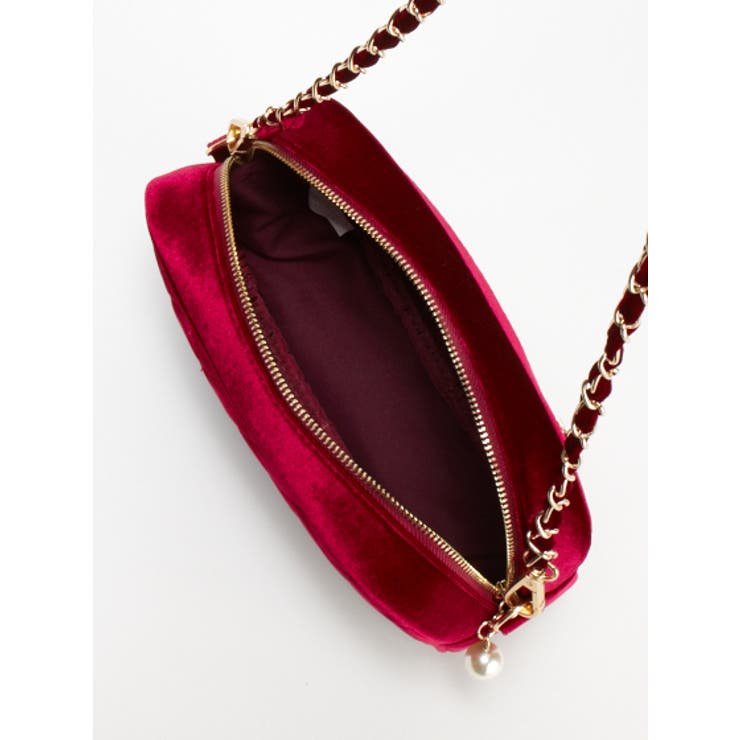 ベロアショルダーミニバッグ ベロア ショルダーバッグ[品番