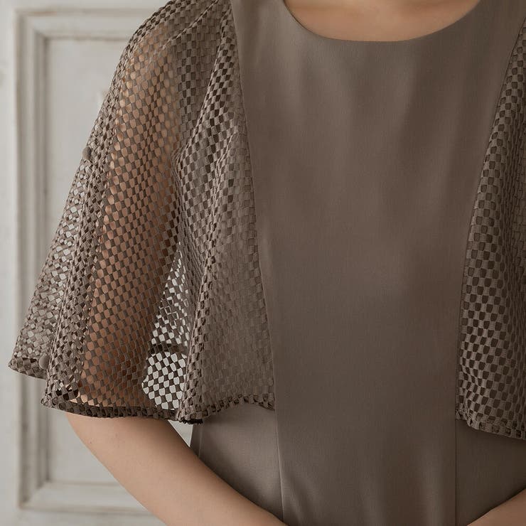 メッシュケープIラインドレス ドレス 結婚式 | epicday | 詳細画像21 