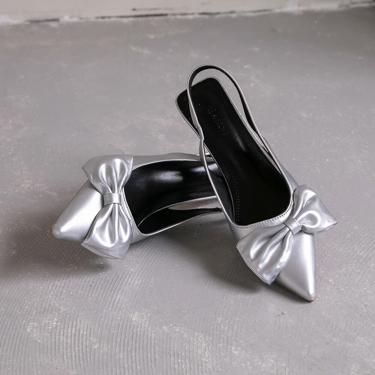 リボン バックストラップ パンプス | epicday | 詳細画像3 