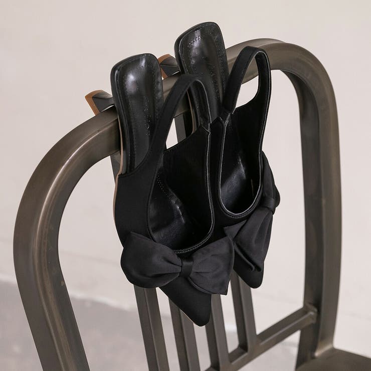 リボン バックストラップ パンプス | epicday | 詳細画像7 