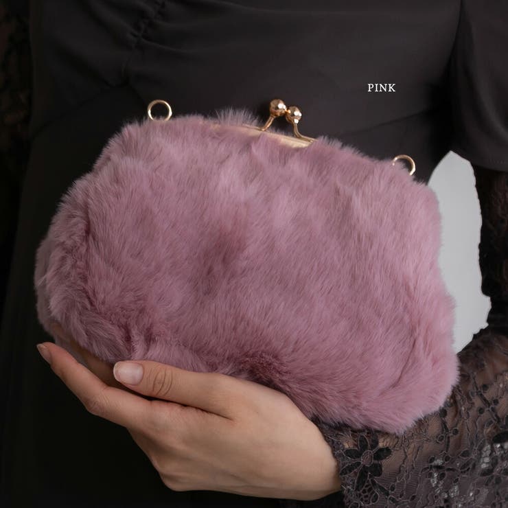 ファー パーティーバッグ ピンク 楽天市場】パーティーバッグ ファーの