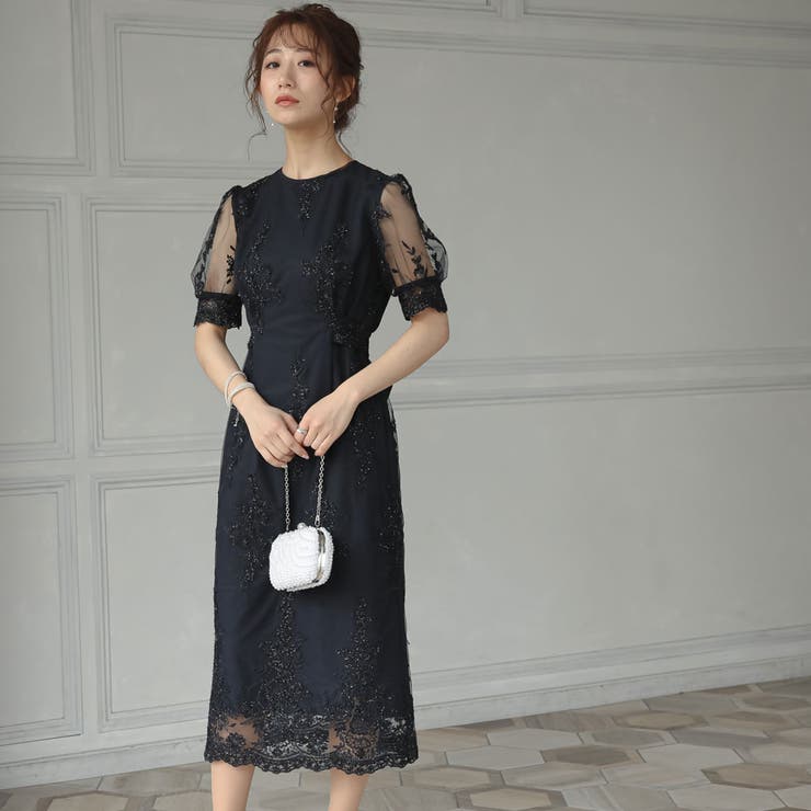 オールレースチャイナディティールワンピース ドレス 結婚式 | epicday | 詳細画像31 