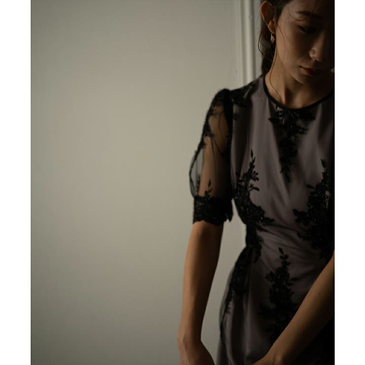 オールレースチャイナディティールワンピース ドレス 結婚式 | epicday | 詳細画像42 