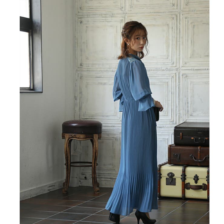 ツーウェイシフォンロングドレス 結婚式 ワンピース | epicday | 詳細画像22 