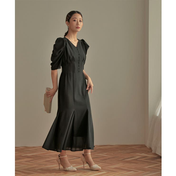 リブウエストシフォンロングマーメイドドレス ドレス 結婚式 | epicday | 詳細画像35 