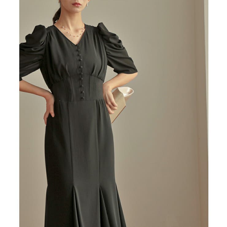 リブウエストシフォンロングマーメイドドレス ドレス 結婚式 | epicday | 詳細画像39 