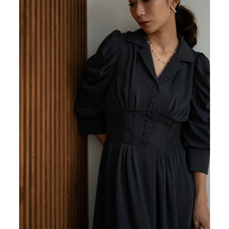 リブウエストテーラードロングドレス ドレス 結婚式 | epicday | 詳細画像27 