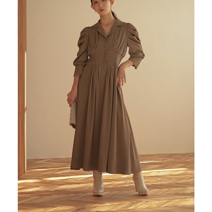 リブウエストテーラードロングドレス ドレス 結婚式 | epicday | 詳細画像39 