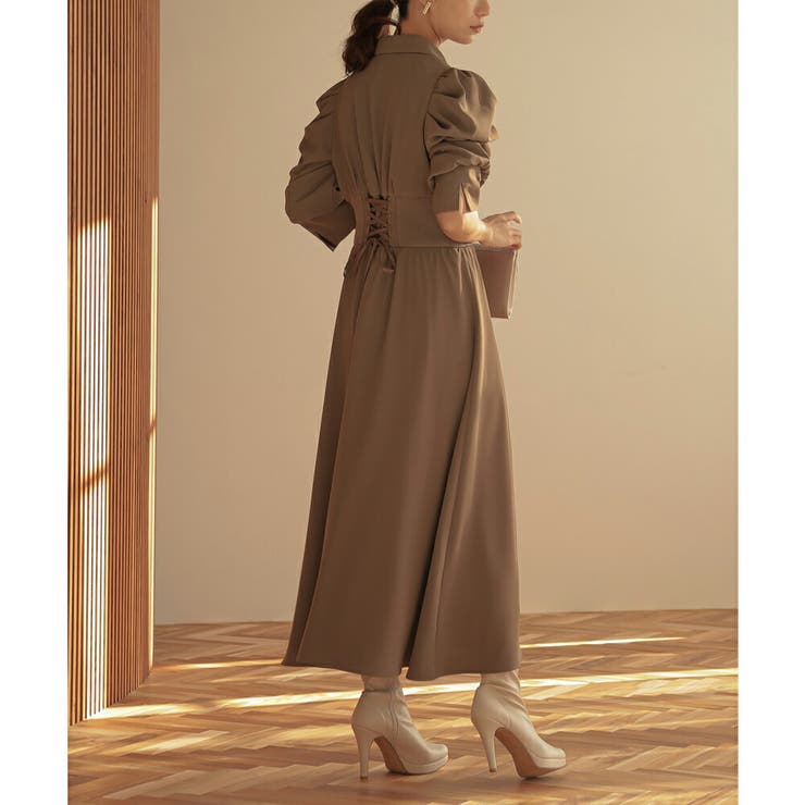 リブウエストテーラードロングドレス ドレス 結婚式 | epicday | 詳細画像47 