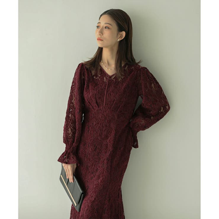 レースロングマーメイドドレス ドレス 結婚式 | epicday | 詳細画像15 