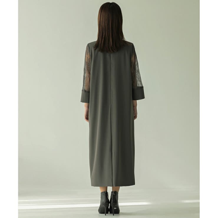 ディープスリットネックロングワンピース ドレス 結婚式 | epicday | 詳細画像41 