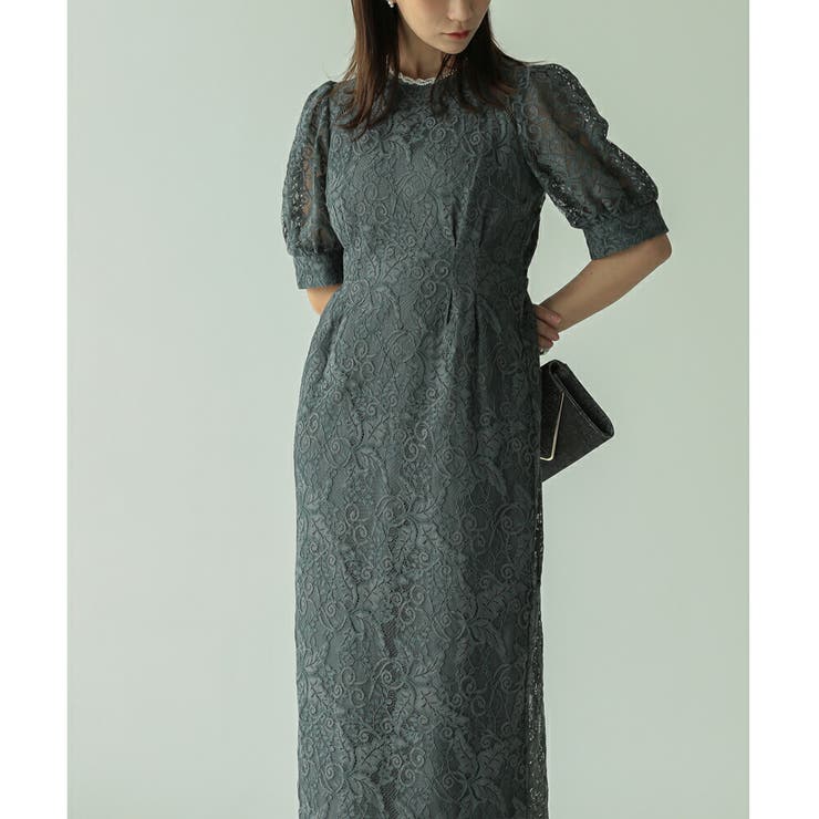 レースタイトロングドレス ドレス 結婚式 | epicday | 詳細画像5 