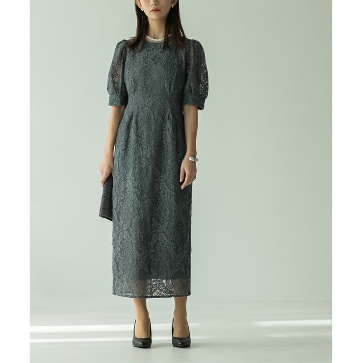 レースタイトロングドレス ドレス 結婚式 | epicday | 詳細画像9 