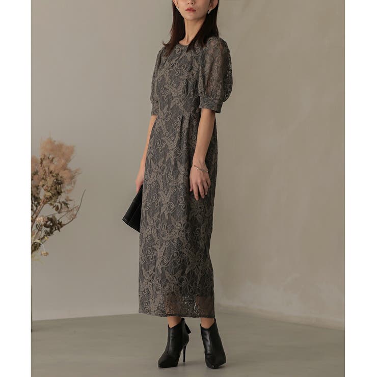 レースタイトロングドレス ドレス 結婚式 | epicday | 詳細画像18 