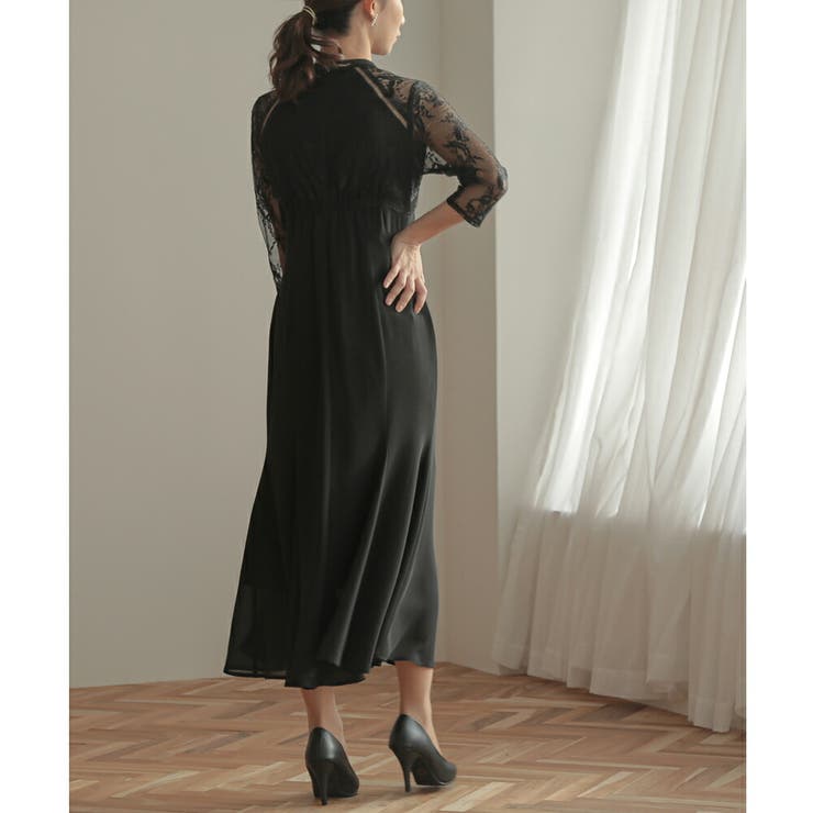 レースコンビネーションマーメイドロングドレス ドレス 結婚式 | epicday | 詳細画像41 