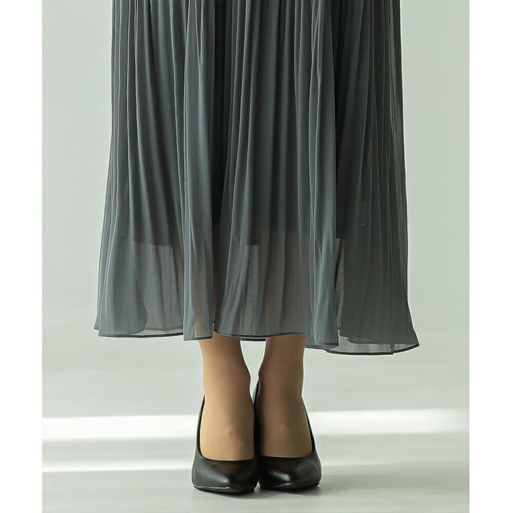 プリーツシフォンAラインロングドレス ドレス 結婚式 | epicday | 詳細画像50 