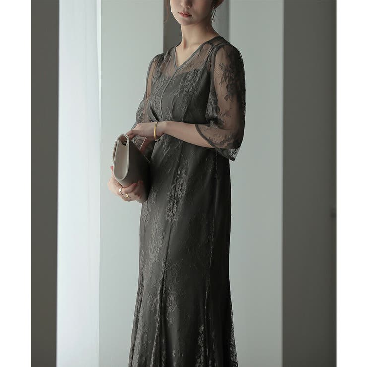 レースロングマーメイドドレス ドレス 結婚式 | epicday | 詳細画像20 