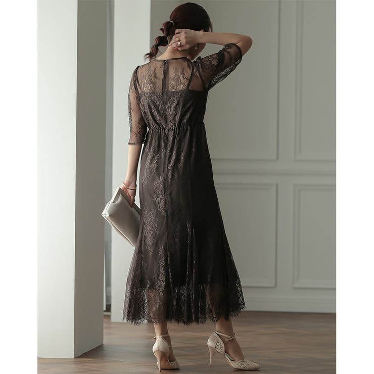 レースロングマーメイドドレス ドレス 結婚式 | epicday | 詳細画像26 