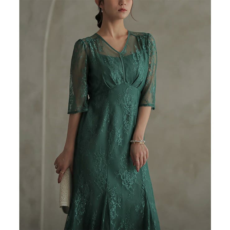 レースロングマーメイドドレス ドレス 結婚式 | epicday | 詳細画像37 