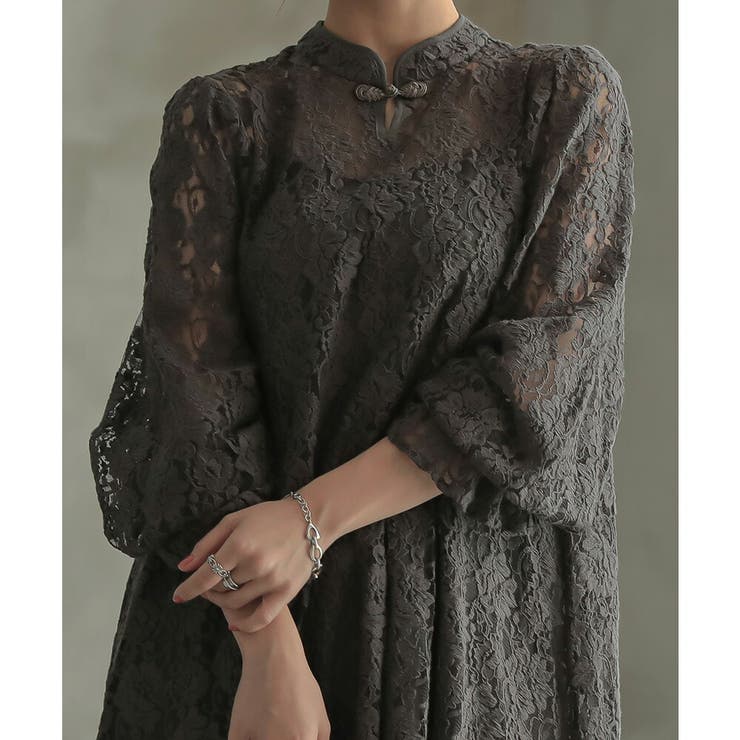 ボリュームスリーブレースドレス ドレス 結婚式 | epicday | 詳細画像44 