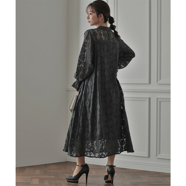 ボリュームスリーブレースドレス ドレス 結婚式 | epicday | 詳細画像6 