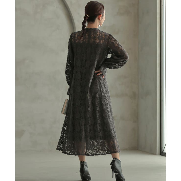 ボリュームスリーブレースドレス ドレス 結婚式 | epicday | 詳細画像14 