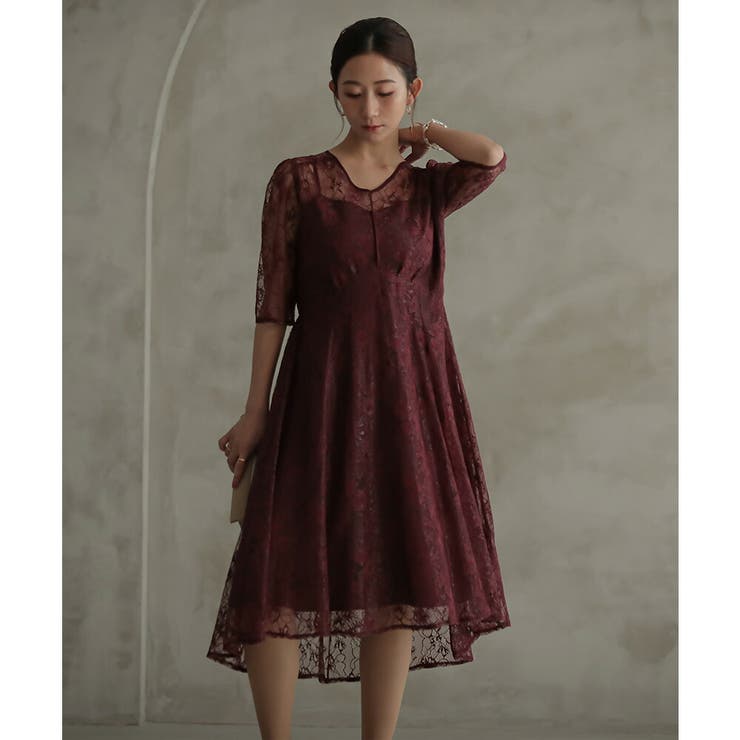 ラメレースドレス ドレス 結婚式 | epicday | 詳細画像12 