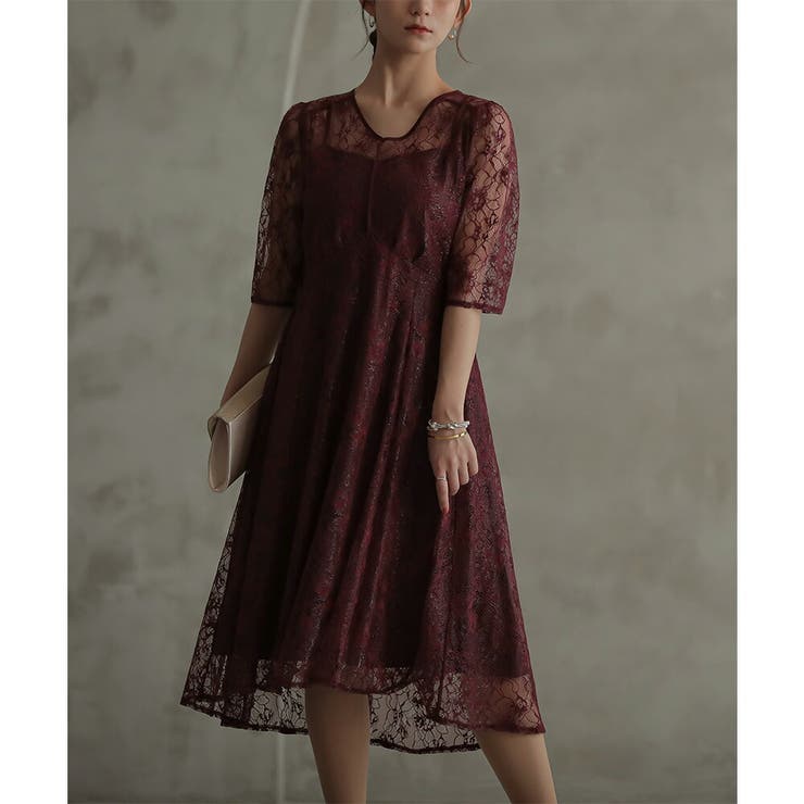 ラメレースドレス ドレス 結婚式 | epicday | 詳細画像14 