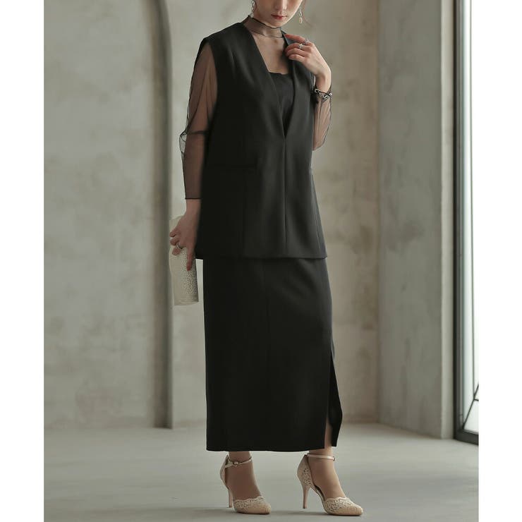 プルオーバージレ＆ワンピースセットＭサイズ epic day ドレス プルオーバージレ＆ワンピースセットアップ