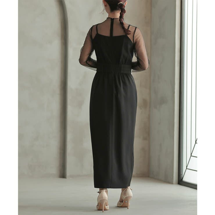 プルオーバージレ＆ワンピースセットアップ ドレス 結婚式 | epicday | 詳細画像45 