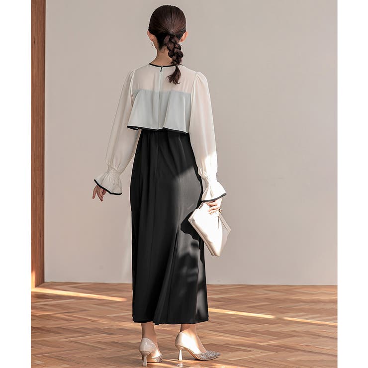 シフォンコンビネーションマーメイドドレス ドレス 結婚式 | epicday | 詳細画像33 