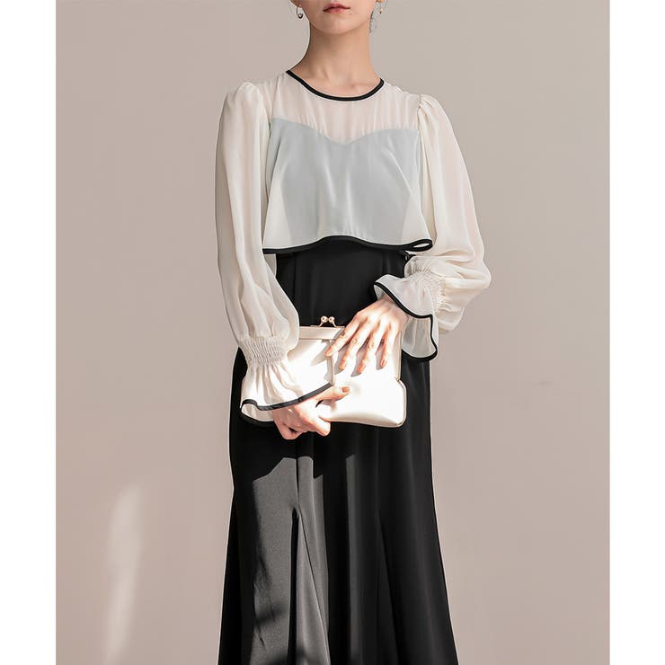 シフォンコンビネーションマーメイドドレス ドレス 結婚式 | epicday | 詳細画像34 