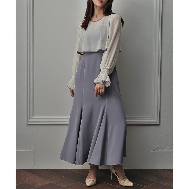 シフォンコンビネーションマーメイドドレス ドレス 結婚式 | epicday | 詳細画像41 