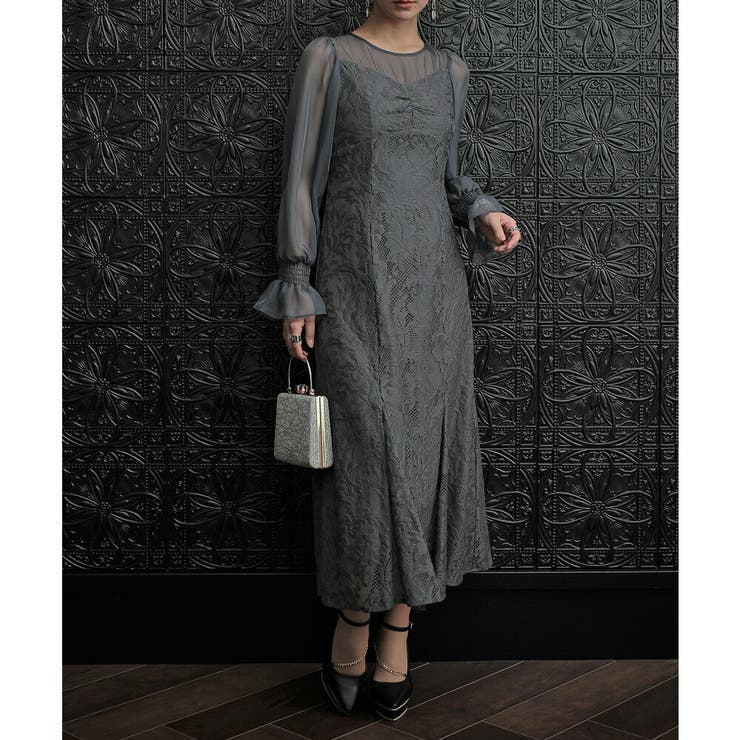 ジャガードレースドレス ドレス 結婚式 | epicday | 詳細画像12 