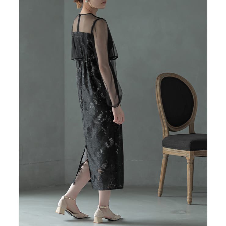 レイヤードタイトロングドレス ドレス 結婚式 | epicday | 詳細画像15 