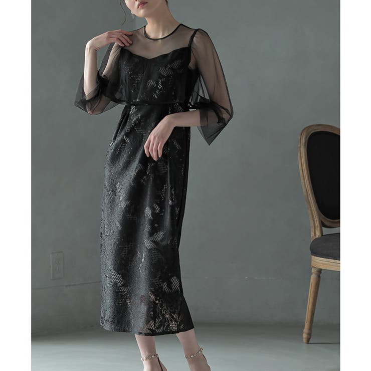 レイヤードタイトロングドレス ドレス 結婚式 | epicday | 詳細画像20 