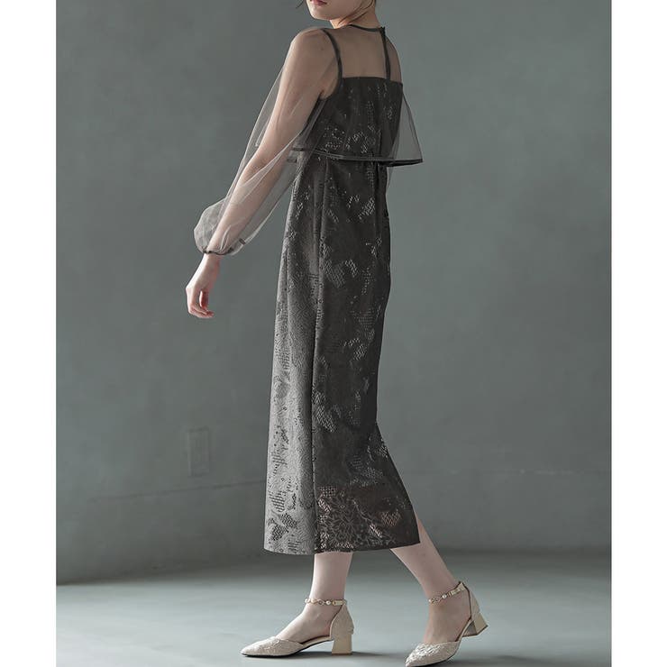 レイヤードタイトロングドレス ドレス 結婚式 | epicday | 詳細画像26 