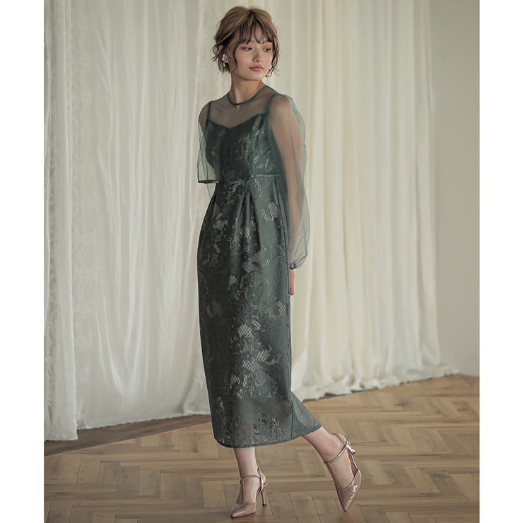 レイヤードタイトロングドレス ドレス 結婚式 | epicday | 詳細画像35 