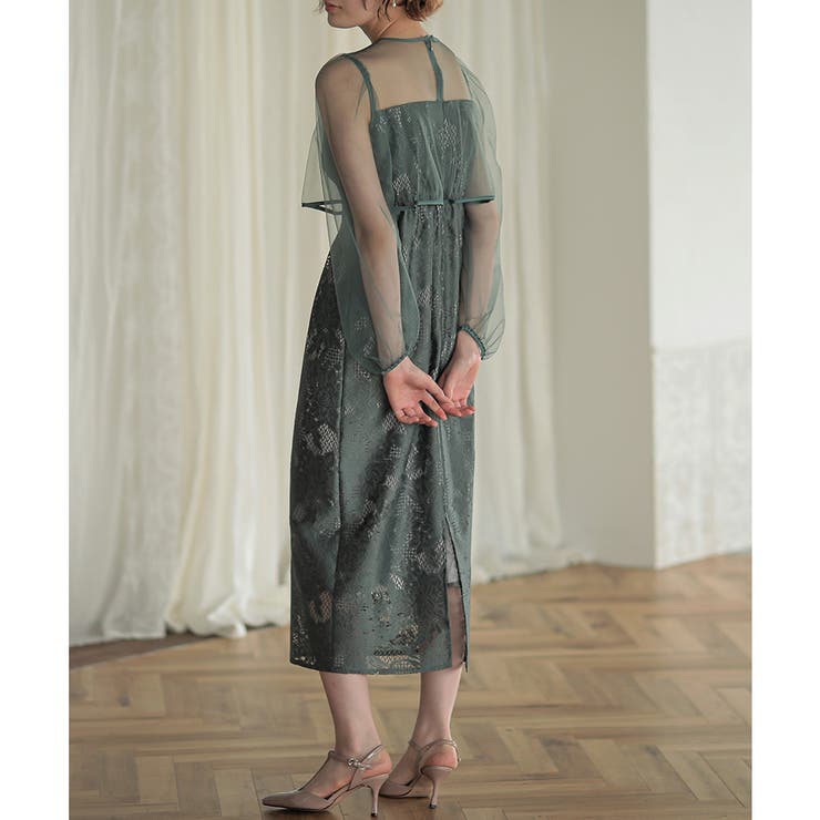 レイヤードタイトロングドレス ドレス 結婚式 | epicday | 詳細画像36 