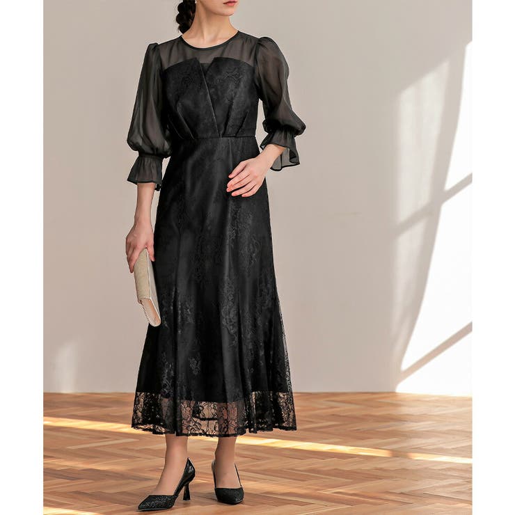 レースロングマーメイドドレス ドレス 結婚式 | epicday | 詳細画像7 