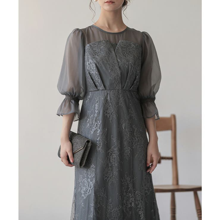 レースロングマーメイドドレス ドレス 結婚式 | epicday | 詳細画像19 